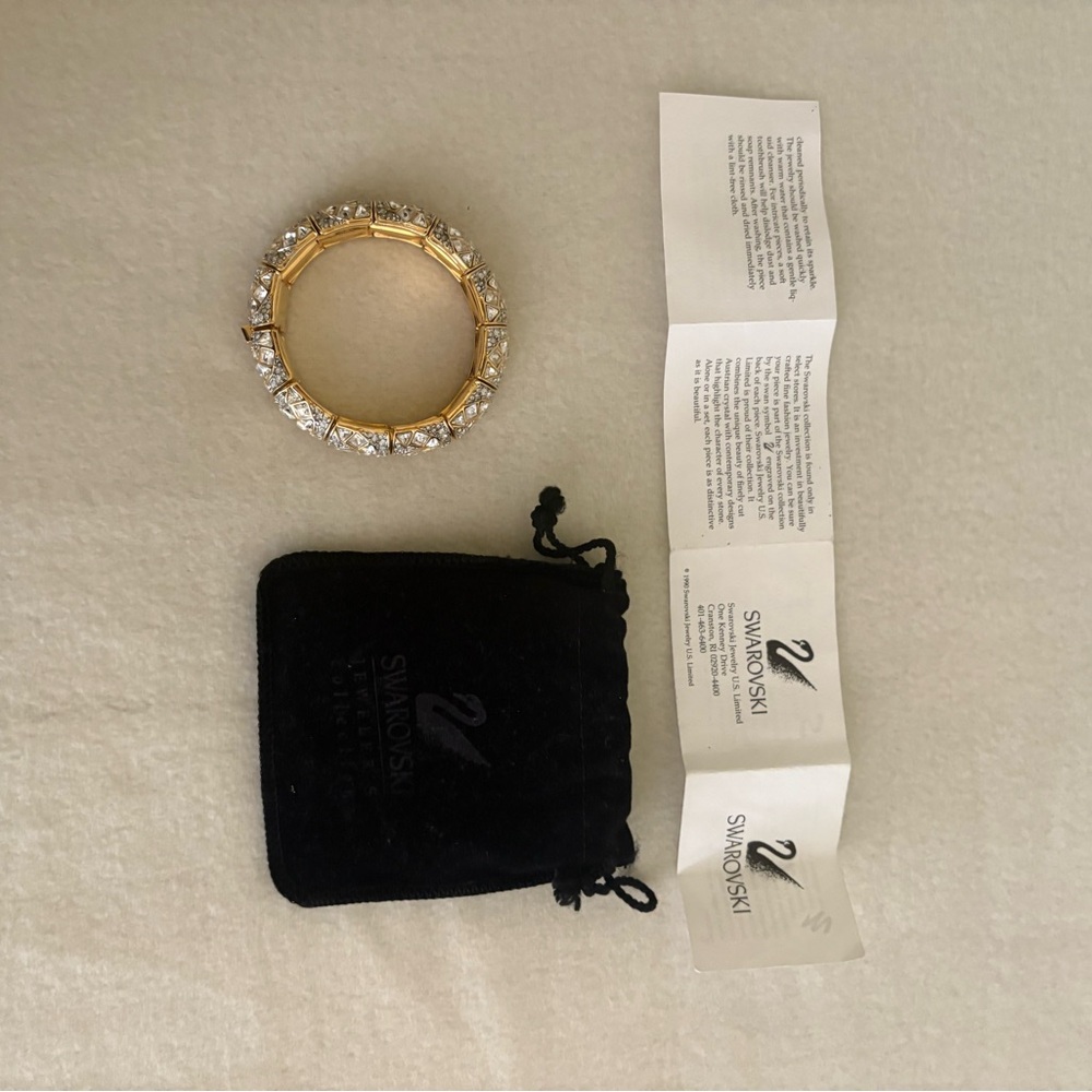 Swarovski Gold and Silver Crystal Bracelet